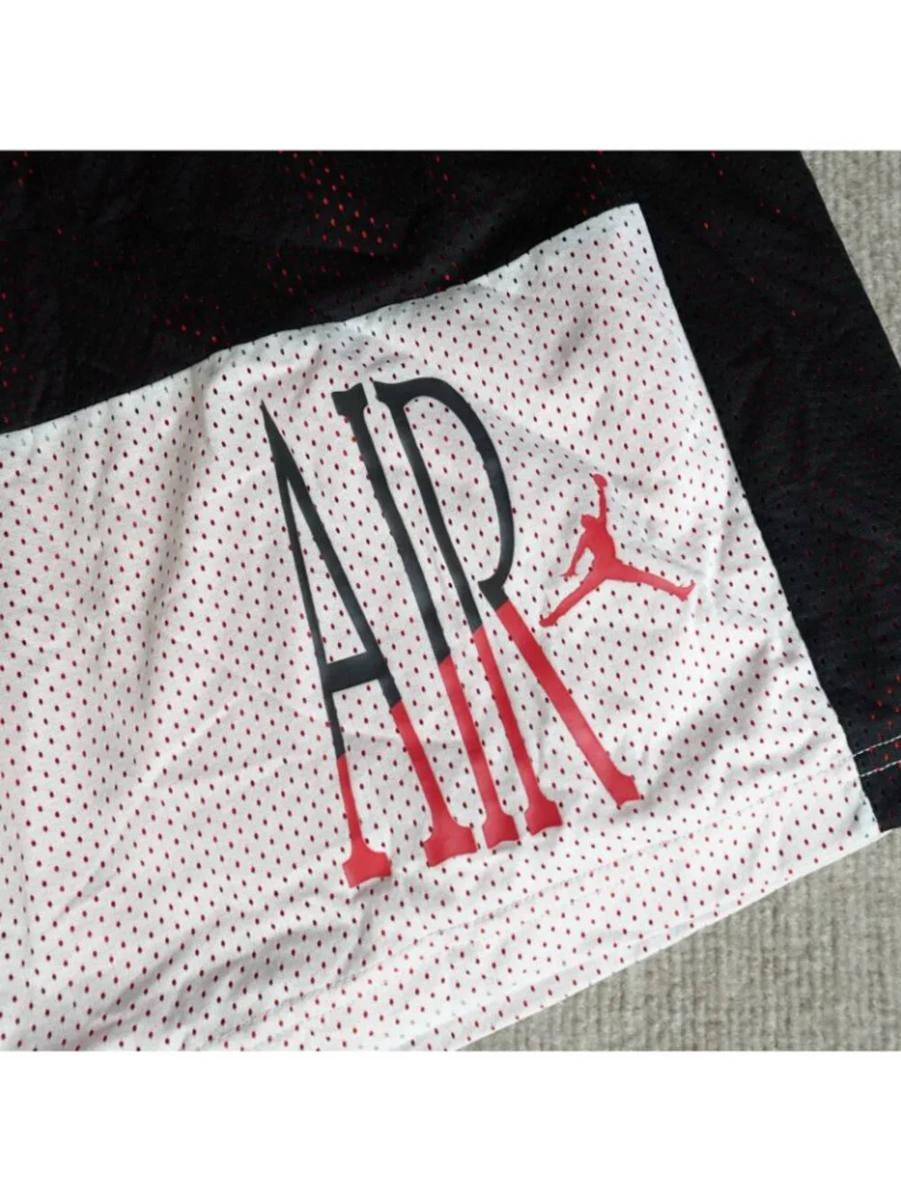 Jordan Shorts XL Black  Air Colorblock Lined Retro Mesh AR6190-010
